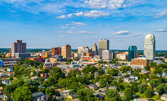 skyline of winston-salem, nc